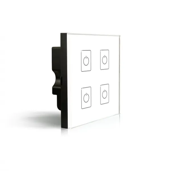 DALI Touch Panel, 4 Chanel control, Scene, Group, Unicast, Broadcast mode. Output signal: DALI, IP20. EDA4  LTECH Touch Panel